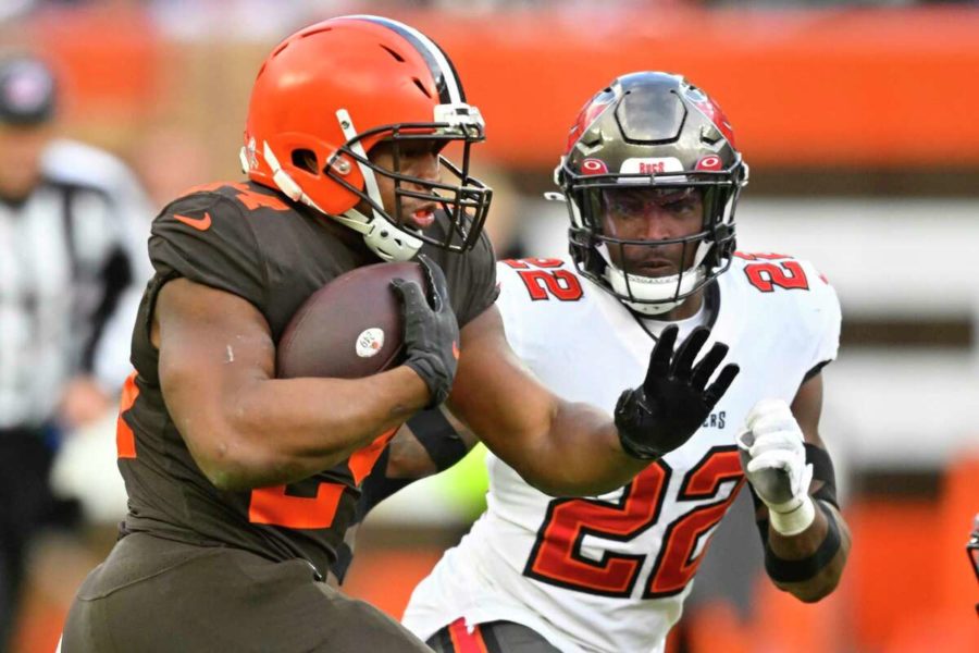 Nick+Chubb+is+a+major+playmaker+for+the+Cleveland+Browns.