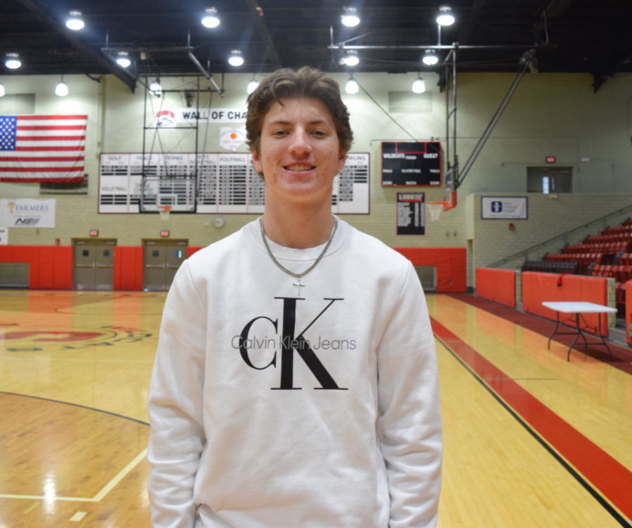 Chance Laczko, senior, is ready to make his mark on the basketball court this season.