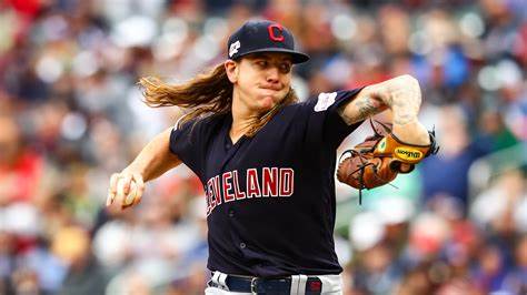 Mike Clevinger pitched for Cleveland before being traded.