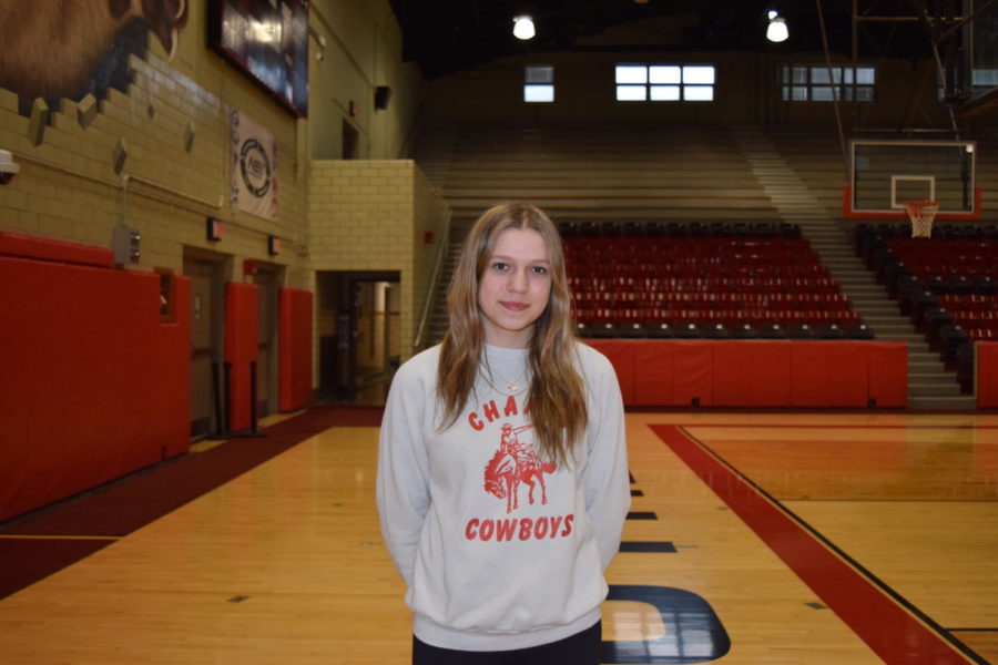 Natalie Wolikow is a freshman basketball player.