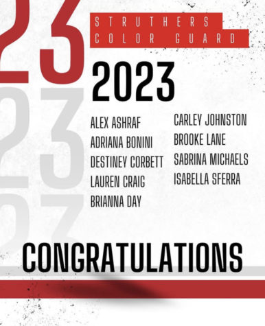 Congratulations to the 2023-2024 Color Guard