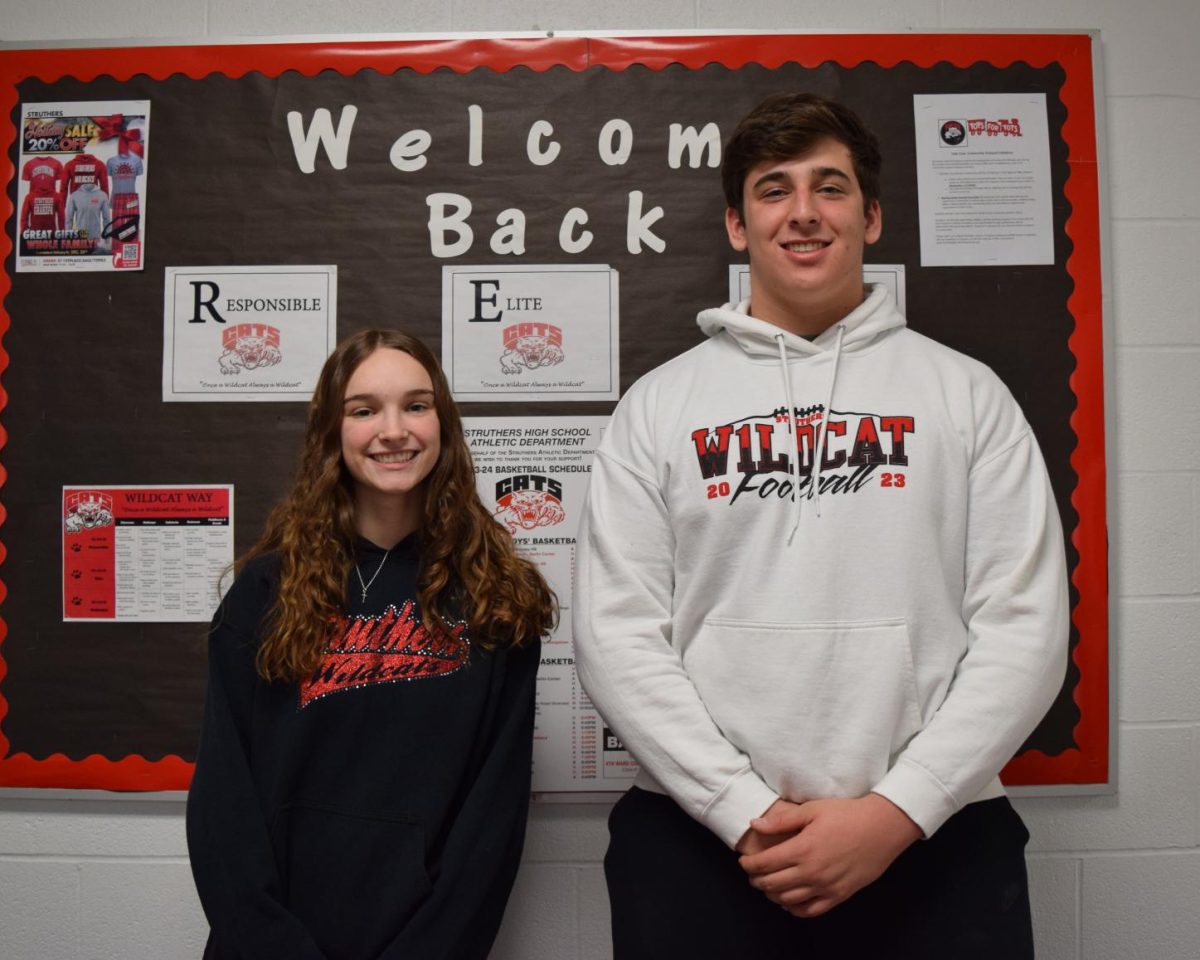 Natalie Burosky and Vince Boila were nominated for Athletes of the Week by their coaches.