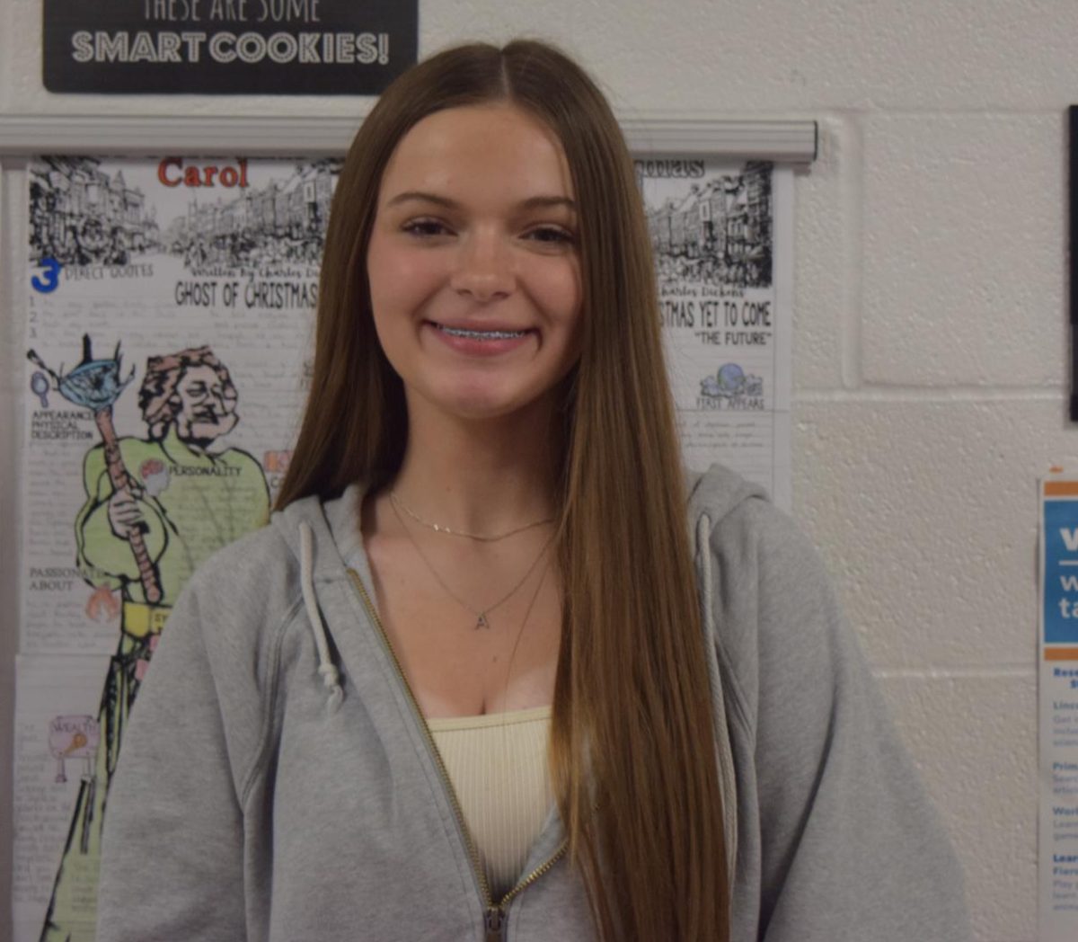 Alanna White, sophomore, was named Februarys Student of the Month.