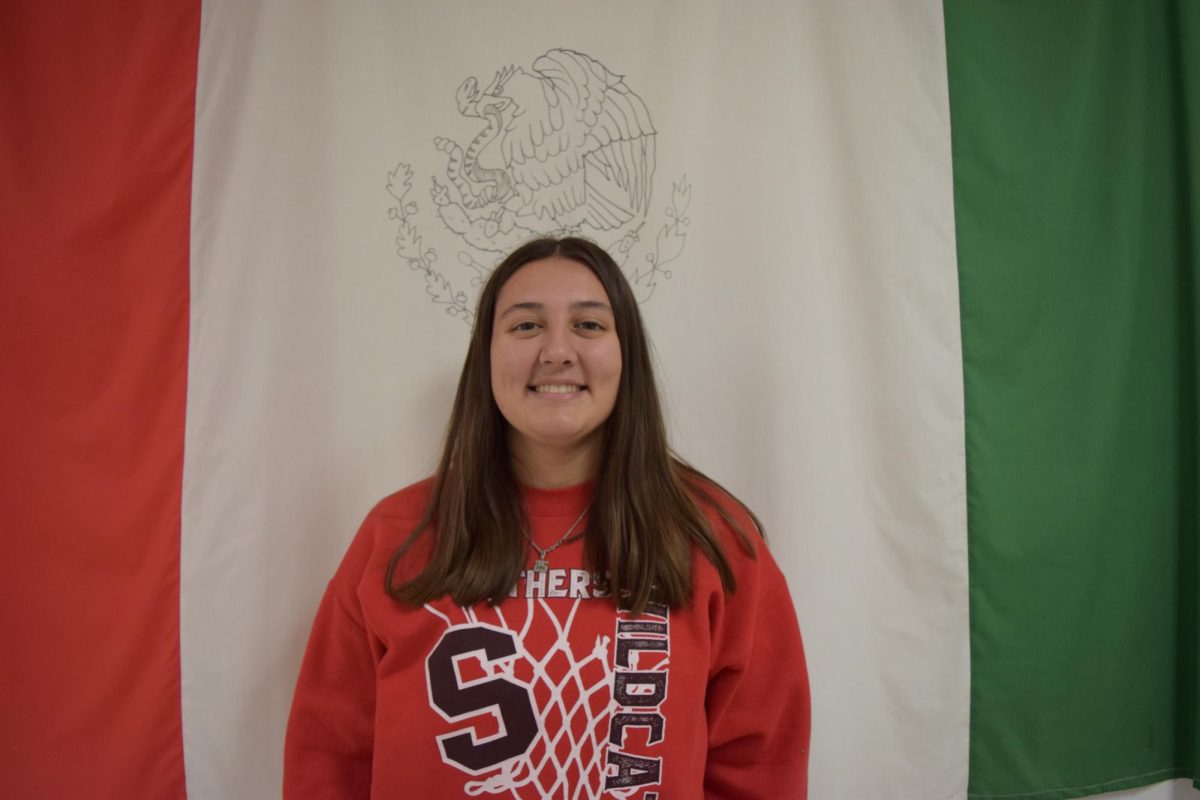 Bella Sahli, sophomore, throws for the track and field team.