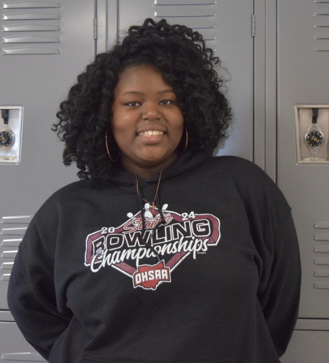 Jonice Coats, junior, helped the girls bowling team to state.
