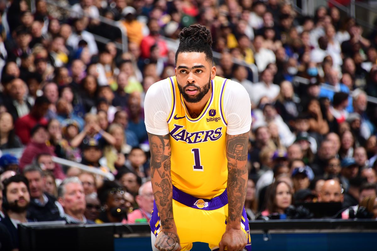Dangelo Russell led the Lakers over the Cavs on April 6.