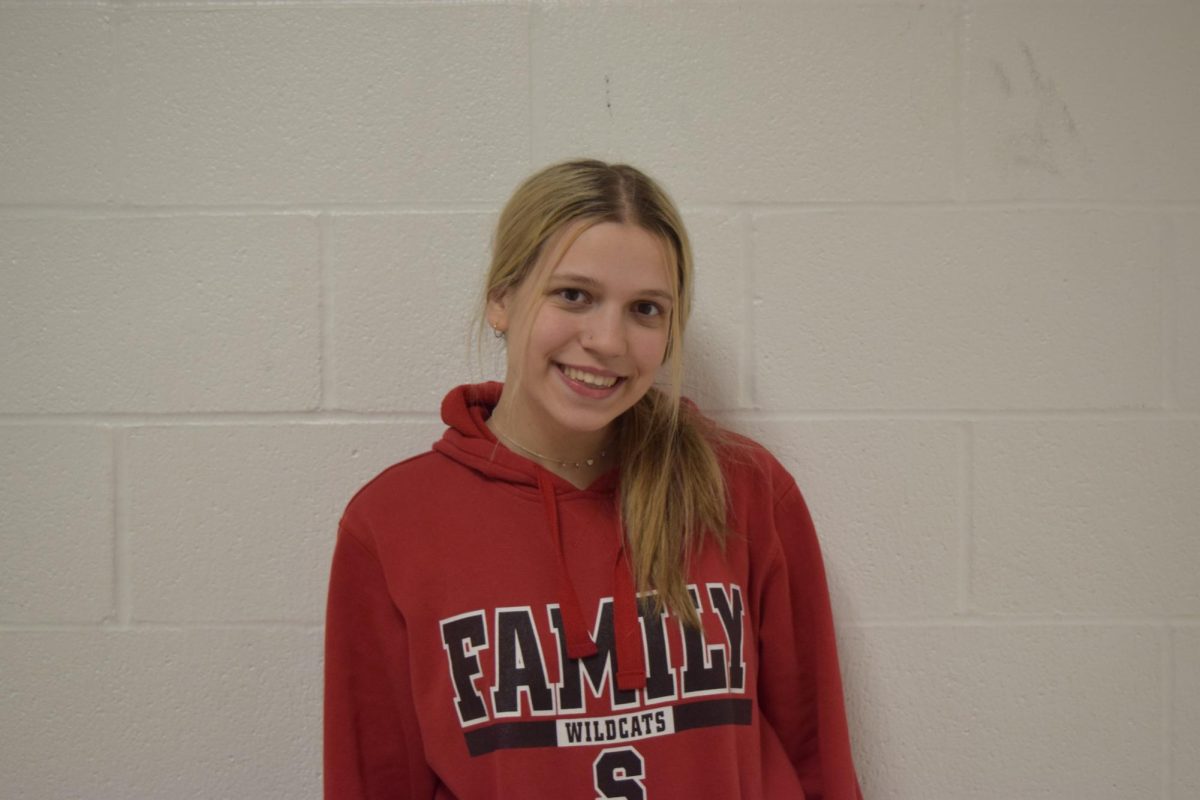 Natalie Wolikow, sophomore, is a member of the relay team.