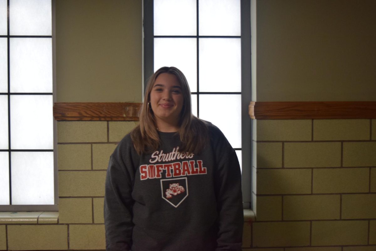 Giavanna Smiley, freshman, is a member of the Ladycats softball team.