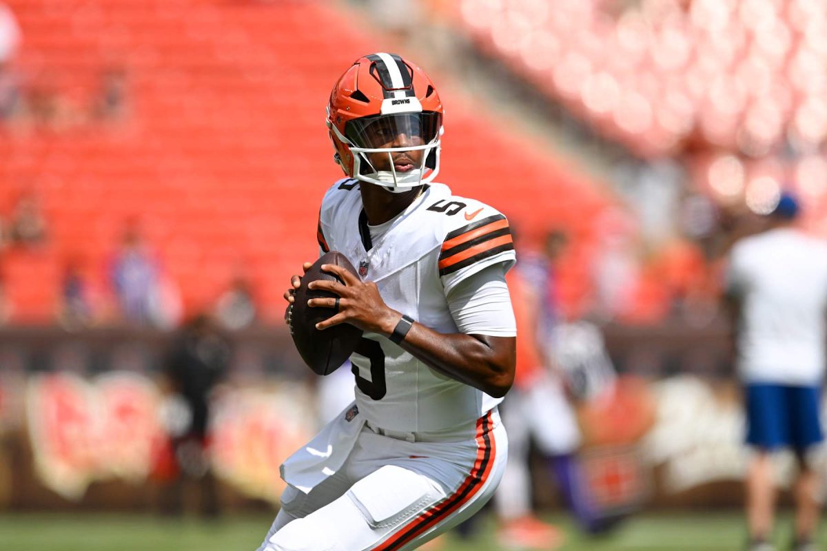 Jameis Winston is filling in the injured quarterback Deshaun Watson.