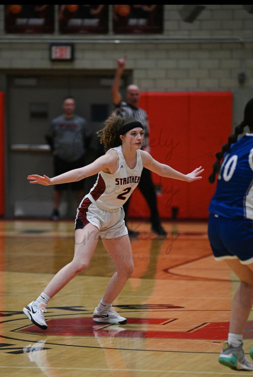 Vivian Marker, sophomore, is a point guard for the Ladycats basketball team.