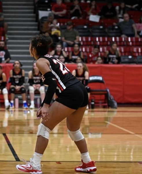 Mel West, junior, is a defensive specialist for the Ladycats.