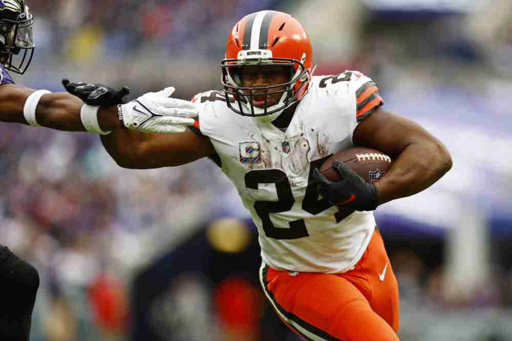 Nick Chubb's future is questionable with the Cleveland Browns.