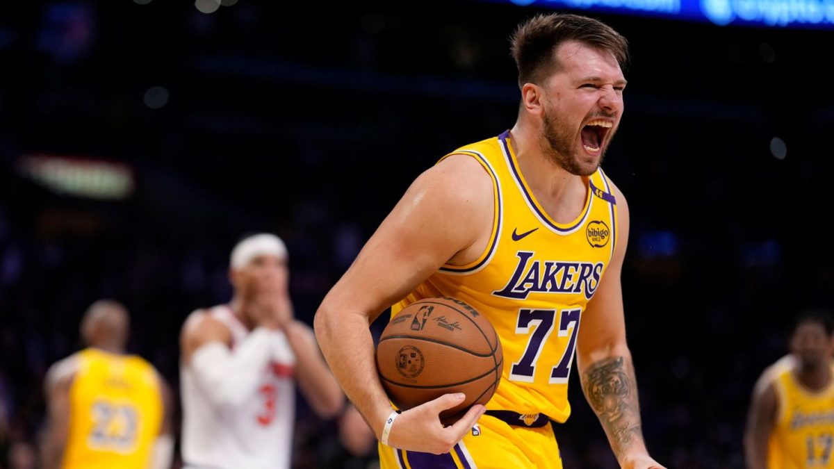 Luka Doncic and the Lakers are eyeing the NBA Finals.