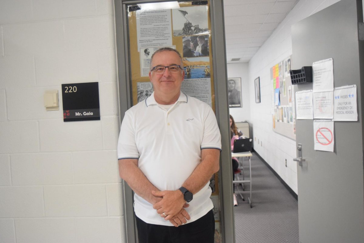 Mr. Gaia, social studies teacher, is set to retire at the end of this school year.