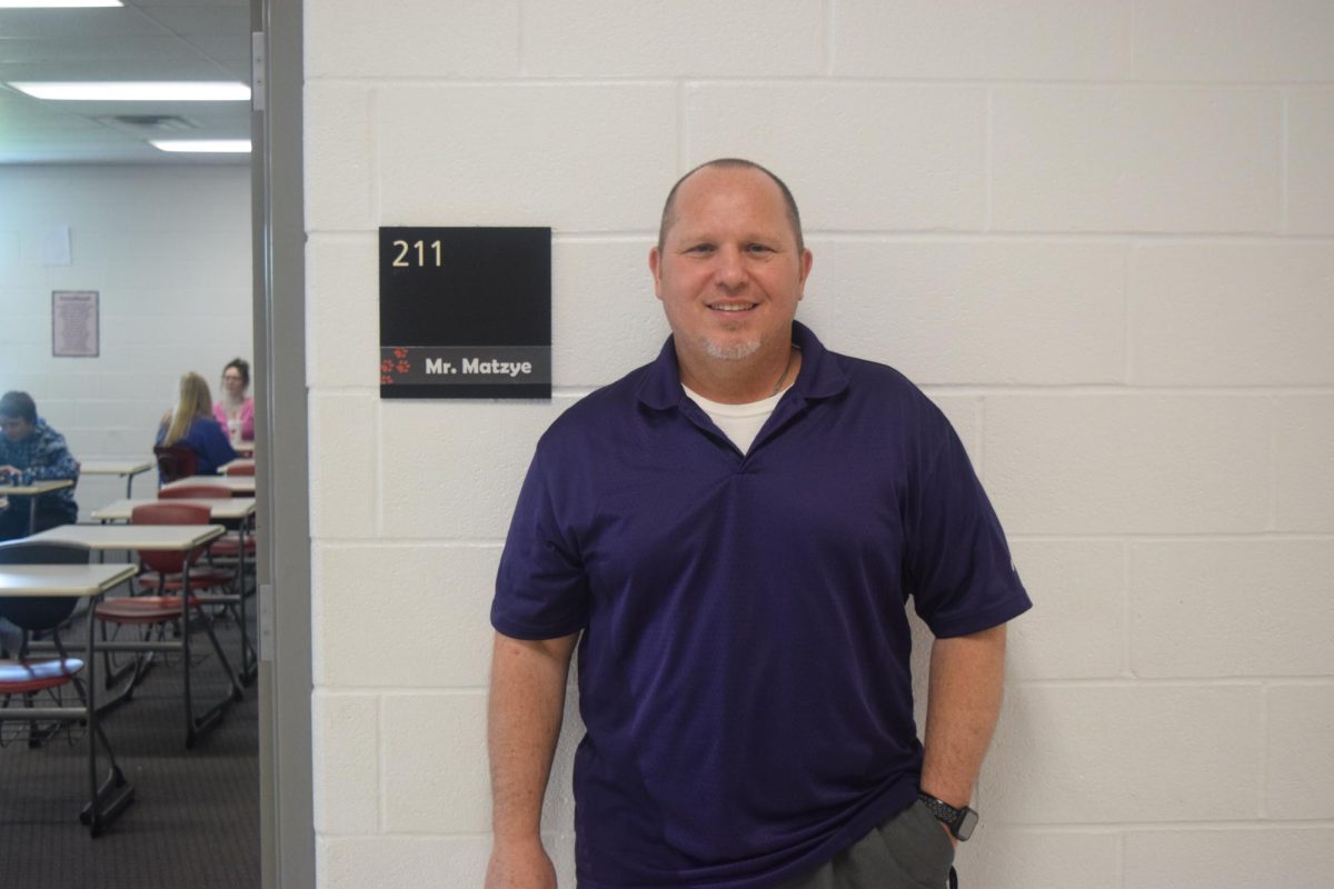 Mr. Matzye, math teacher, is set to retire at the end of this school year.