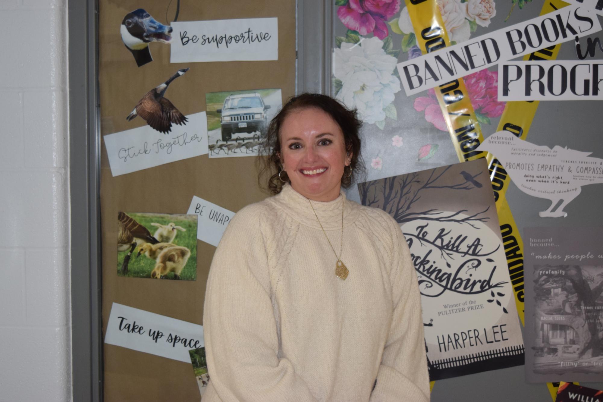 Mrs. Bradley is an English teacher at SHS.
