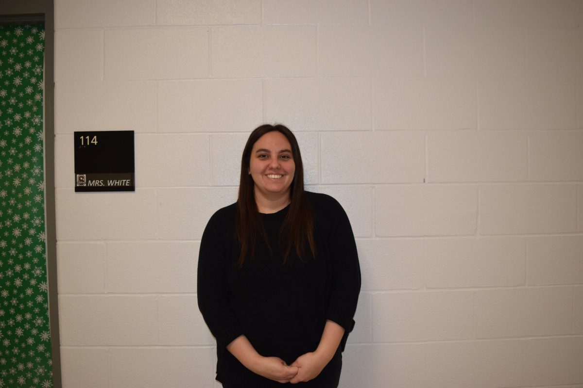 Mrs. White is an English teacher at SHS.