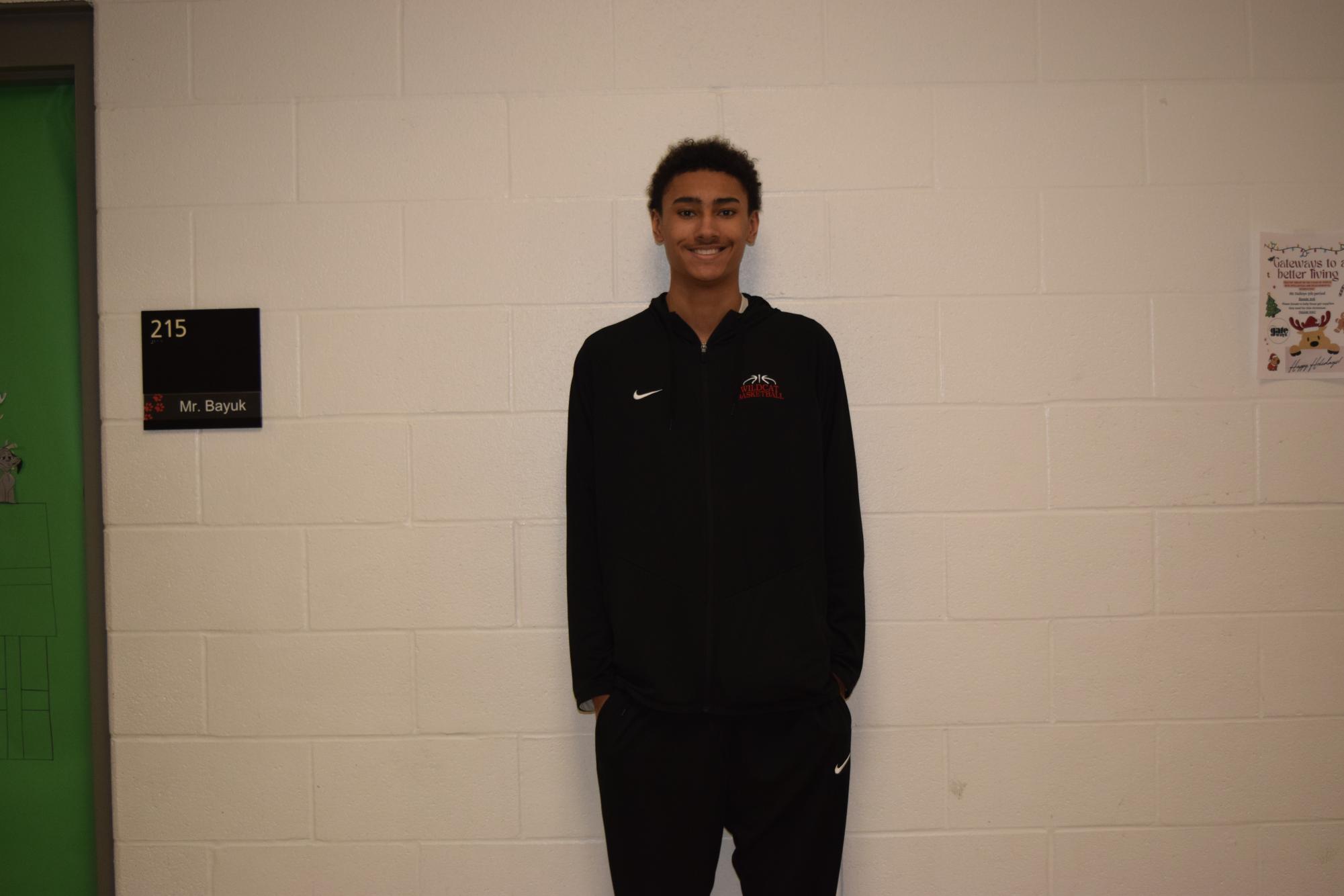 Logan Marciano, sophomore, is a forward for the Cats.