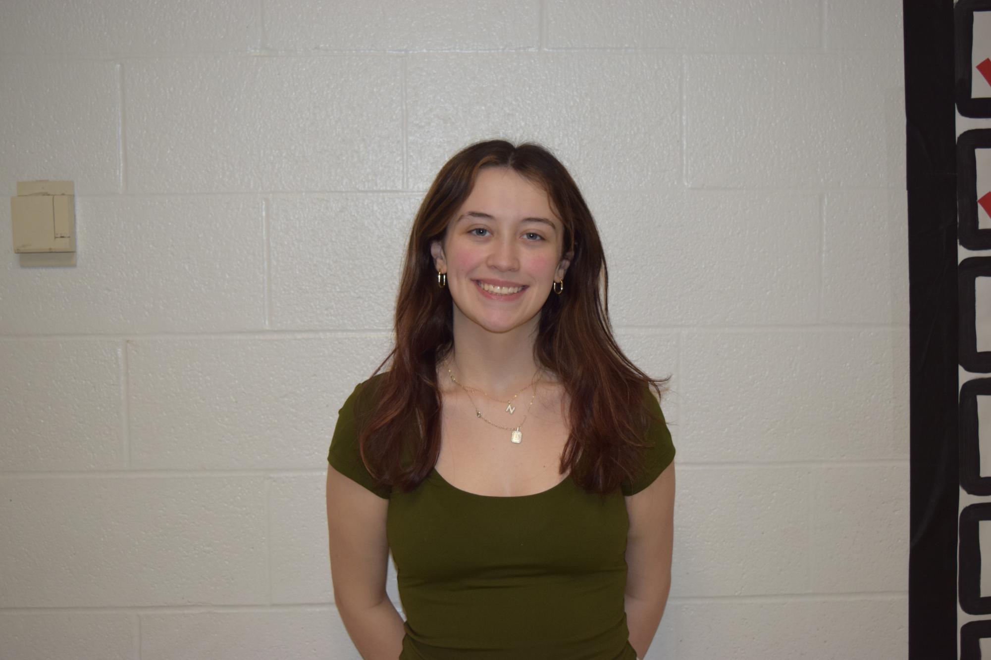 Livia Waback, junior, loves to volunteer in our community.