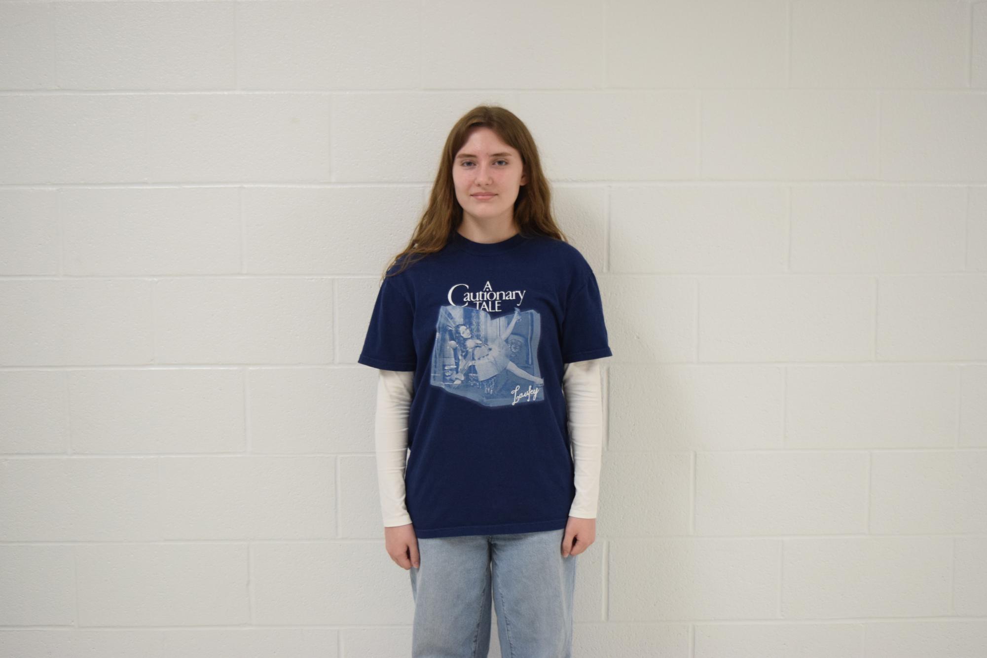 Juliet Purcell, sophomore, plays doubles for the tennis team.