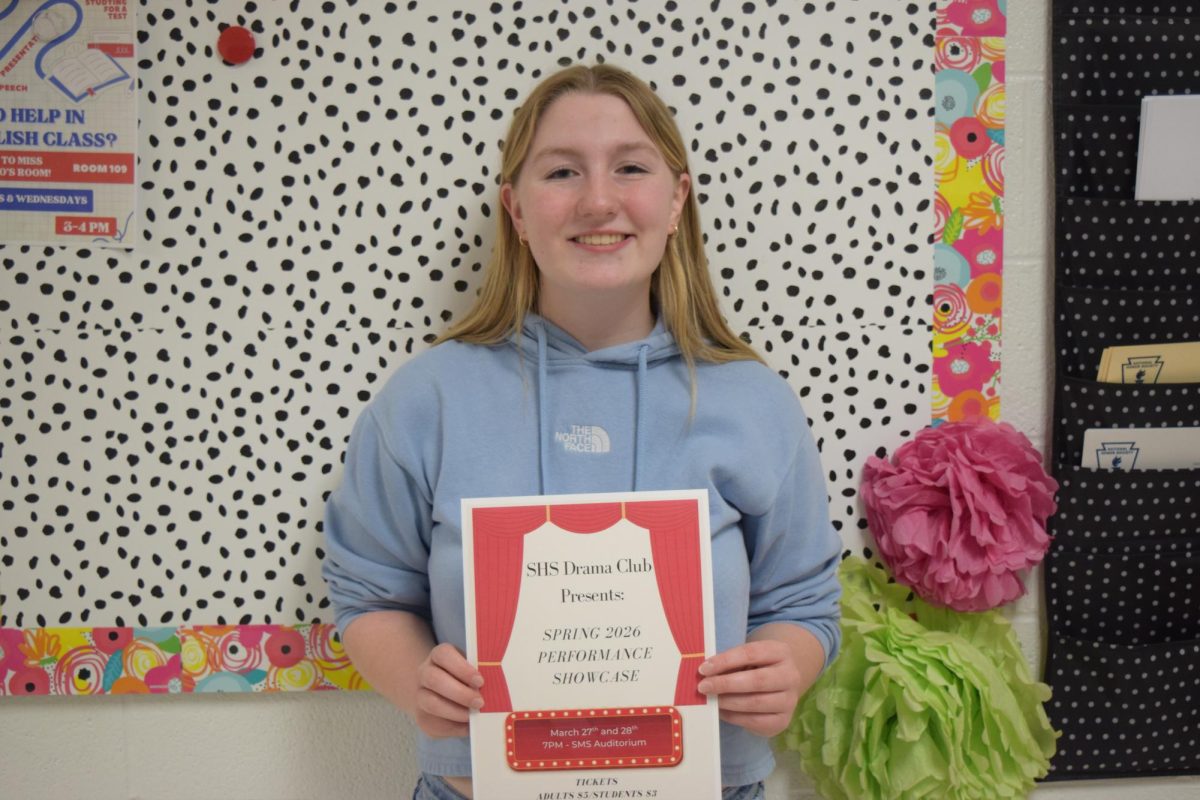 Delaney Painter, sophomore, stars in the Drama Club production this weekend.