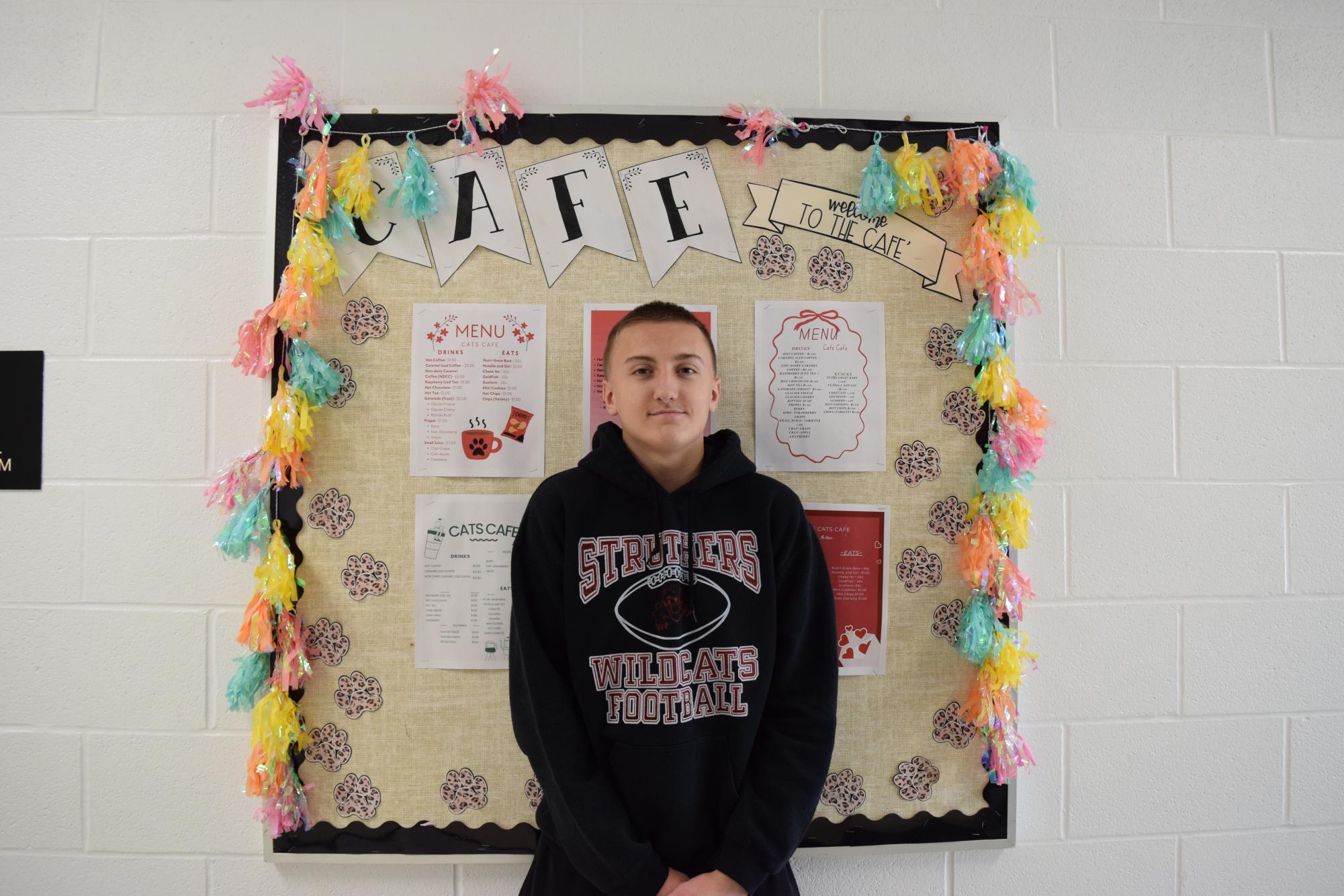 Braydan Schiedel, freshman, is enjoying his first year at SHS.