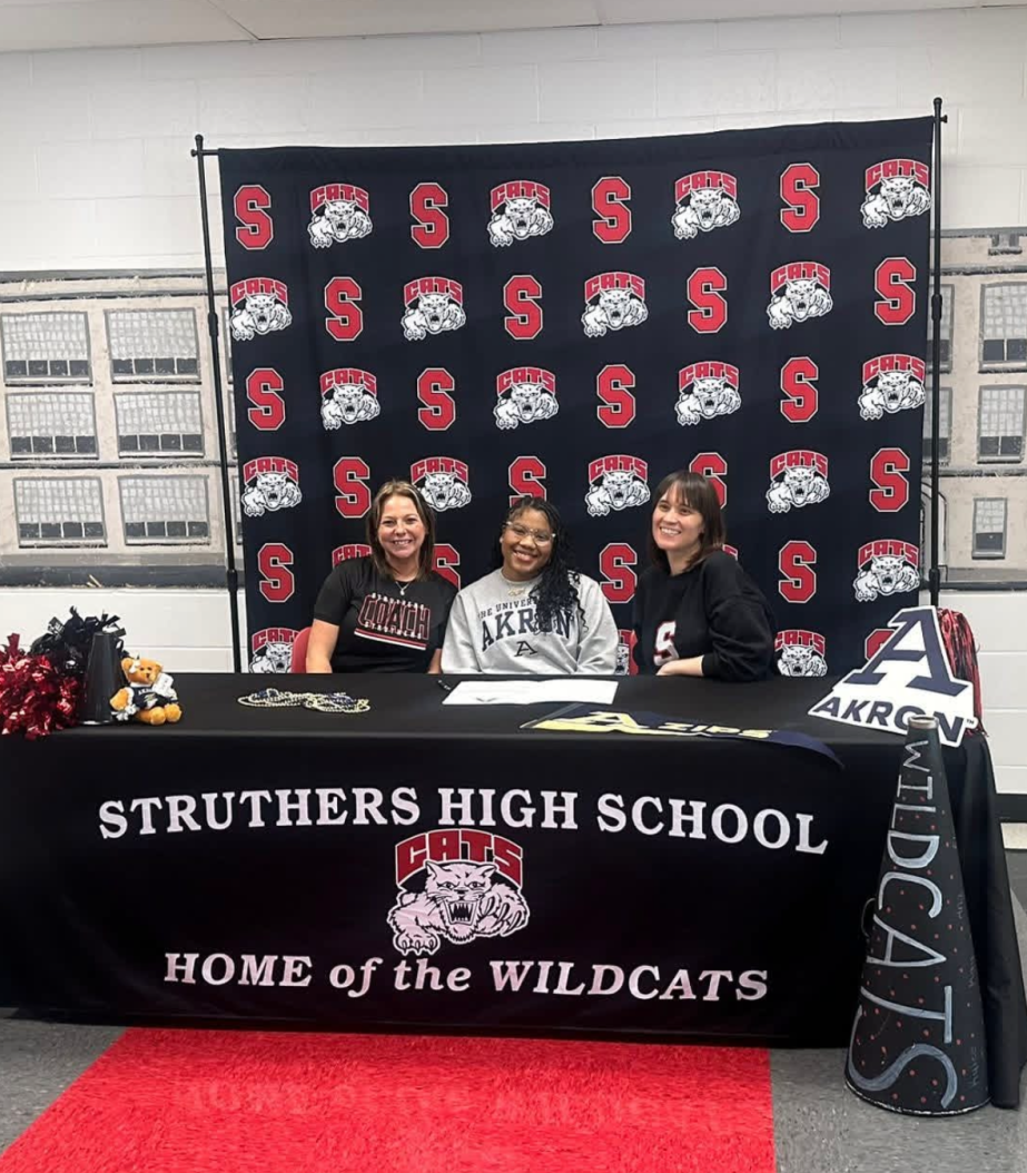 Ari'Ana Foster committed to the University of Akron for cheerleading.