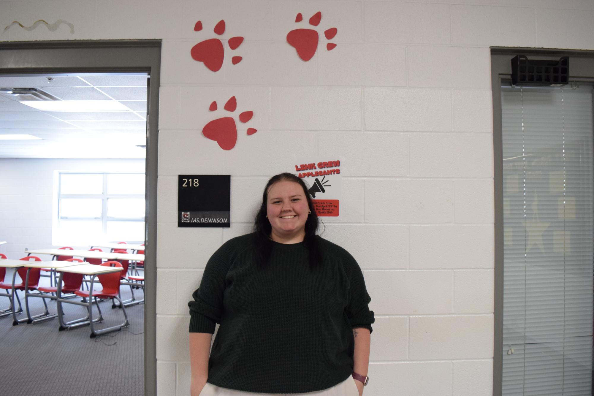 Miss Dennison is a first-year teacher at SHS.