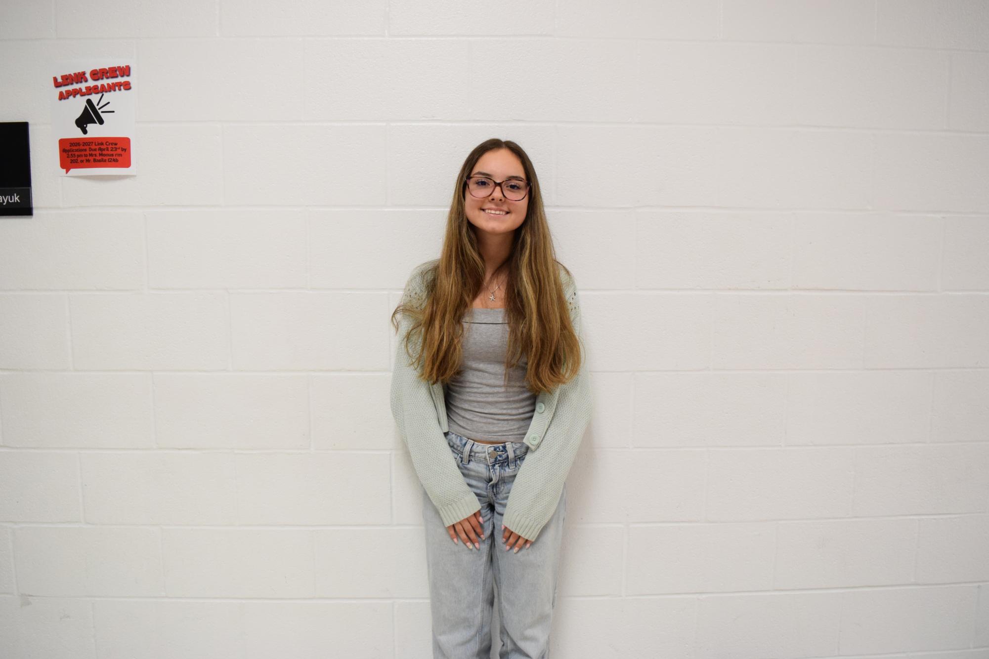 Maddie Hanna, sophomore, plays volleyball for the Wildcats.