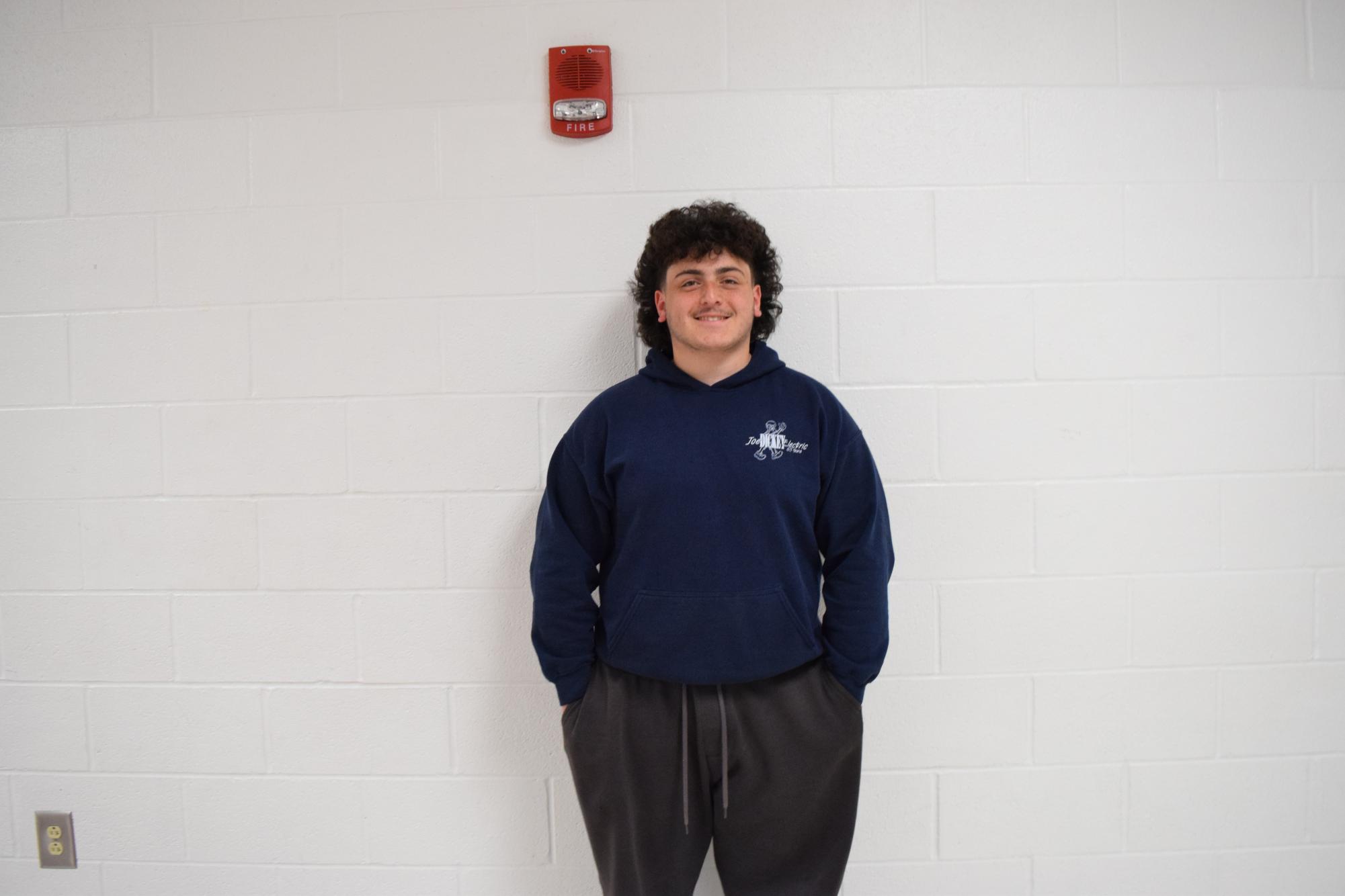 Patrick Boila, freshman, is the center for Wildcats.