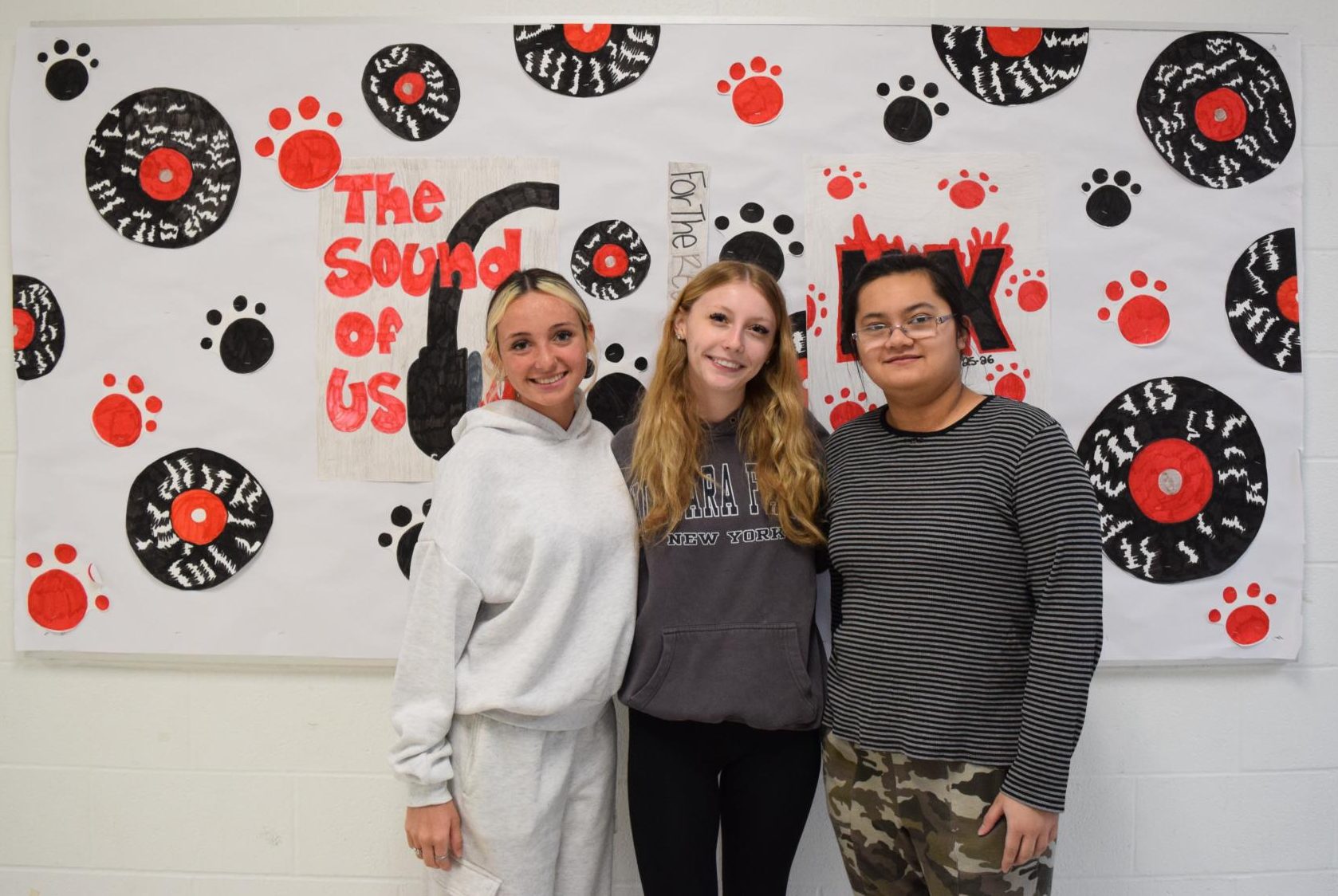 (Left to Right): Mattilynn Nicholson, Dalilah Hahn, Leann Taylor