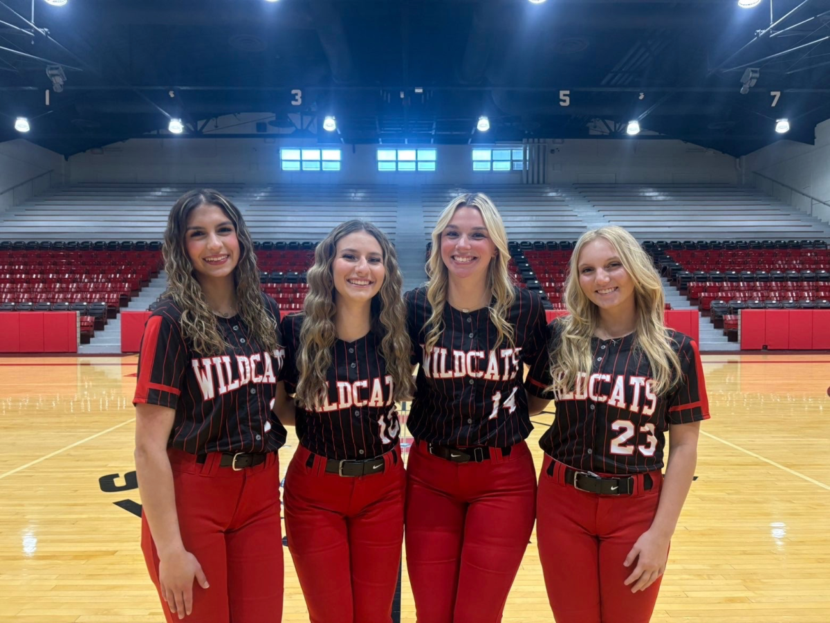 (Left to Right): Addie Liptak, Samantha Minno, Ella Bailey, Kylie Schiedel