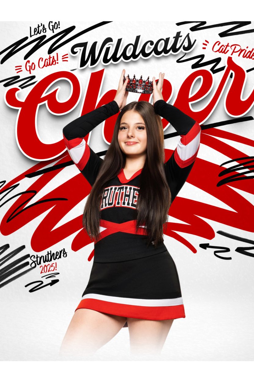 Allie Hogue, sophomore, is an SHS cheerleader.