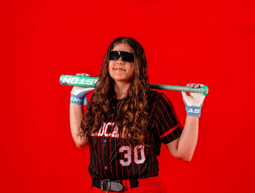 Izabella Shetter, freshman, is a member of the softball team.