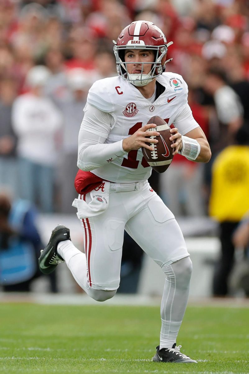 Former Alabama quarterback, Ty Simpson, is excited to play for the Rams.