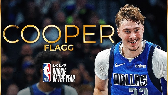 Cooper Flagg is the NBA's 2025-2026 Rookie of the Year.